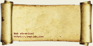 Miljana Jačović vizit kartica